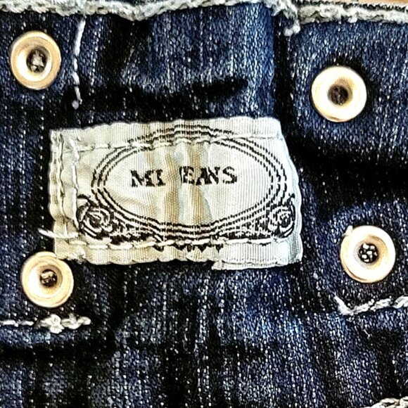 Amazing Mi Cropped Jeans Lace Up Back Size 11 - Picture 10 of 10